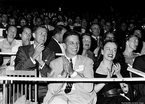 Fans at Newport Jazz Festival - 1958